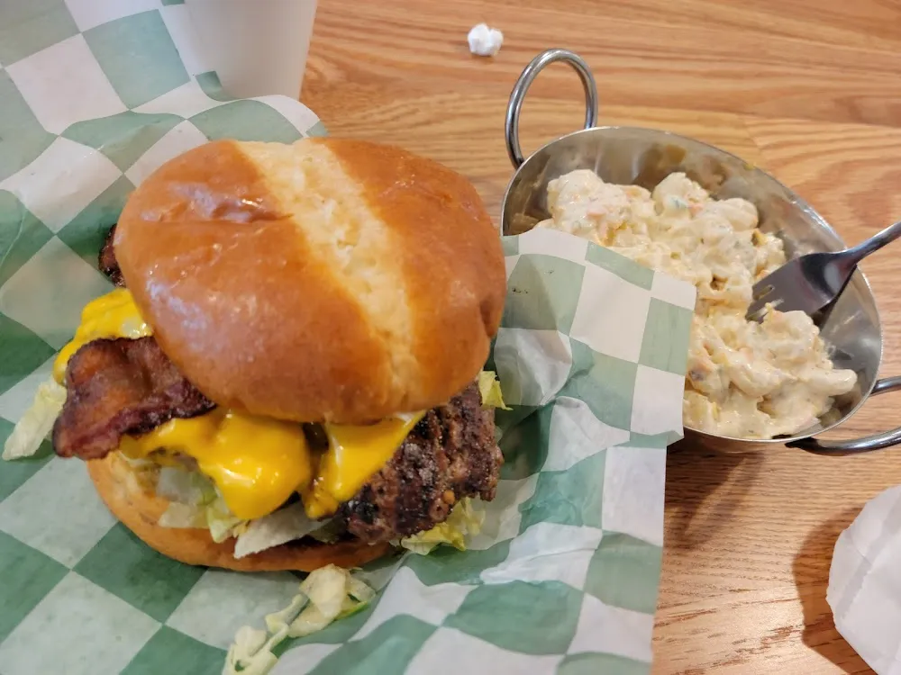 Bacon Cheeseburger and Pasta Salad